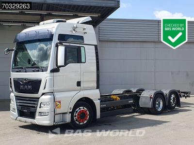 Man TGX 26.500 6X2 Chassis Lift+steering Axle Full Air Alcoa's Retarder ACC Euro 6 sold by BAS World B.V.