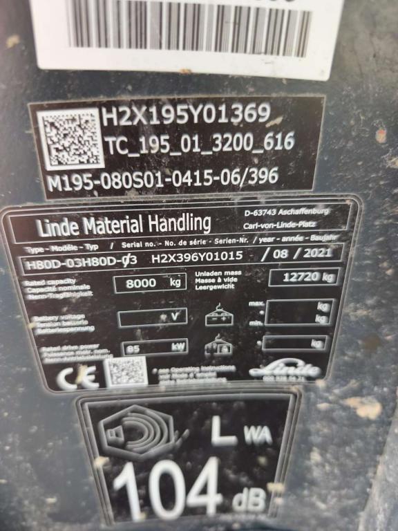 Linde H80D-03 Photo 8