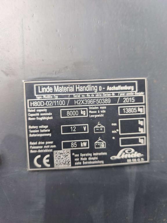 Linde H80D-02/1100 Photo 6