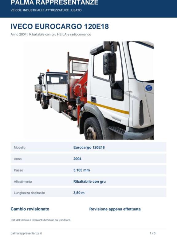 Iveco EUROCARGO ML120E18 Photo 1