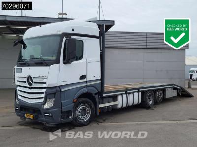 Mercedes-Benz Actros 2543 Actros 6X2 NL-Truck Machine transporter oprijwagen Retarder Lift-Axle ACC Euro 6 sold by BAS World B.V.