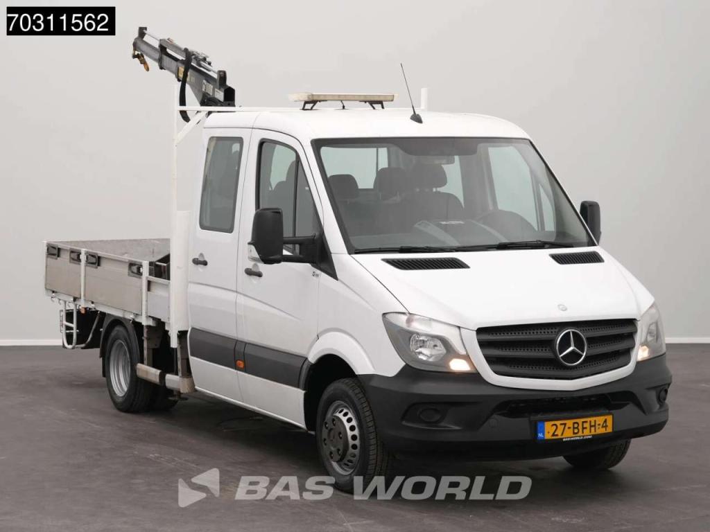 Mercedes-Benz Sprinter 513 CDI Automaat Kraanwagen HIAB 017T Dubbellucht Trekhaak Airco Euro6 Kraan Crane Kranwag Photo 7