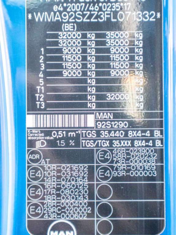 Man TGS 35.440 BL 8x4-4 Photo 16
