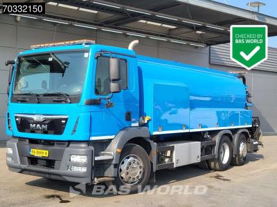 Man TGM 26.340 6X2 NL-truck Fully Maintained KOKS HDW15 Vacuum truck High pressure unit Euro 6 sold by BAS World B.V.