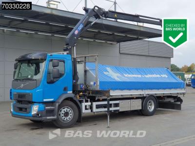 Volvo FL 280 4X2 18tons truck HMF 1120K-RC Crane Kran Full Air Manual Euro 6 sold by BAS World B.V.