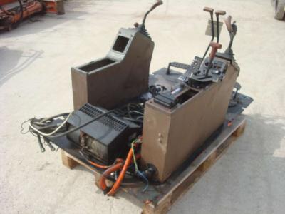 Under-cab control unit with pilot controls for Fiat Hitachi FH150-FH200-FH220-FH270-FH300 sold by OLM 90 Srl