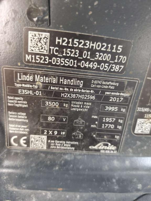 Linde E35HL-01 Photo 7