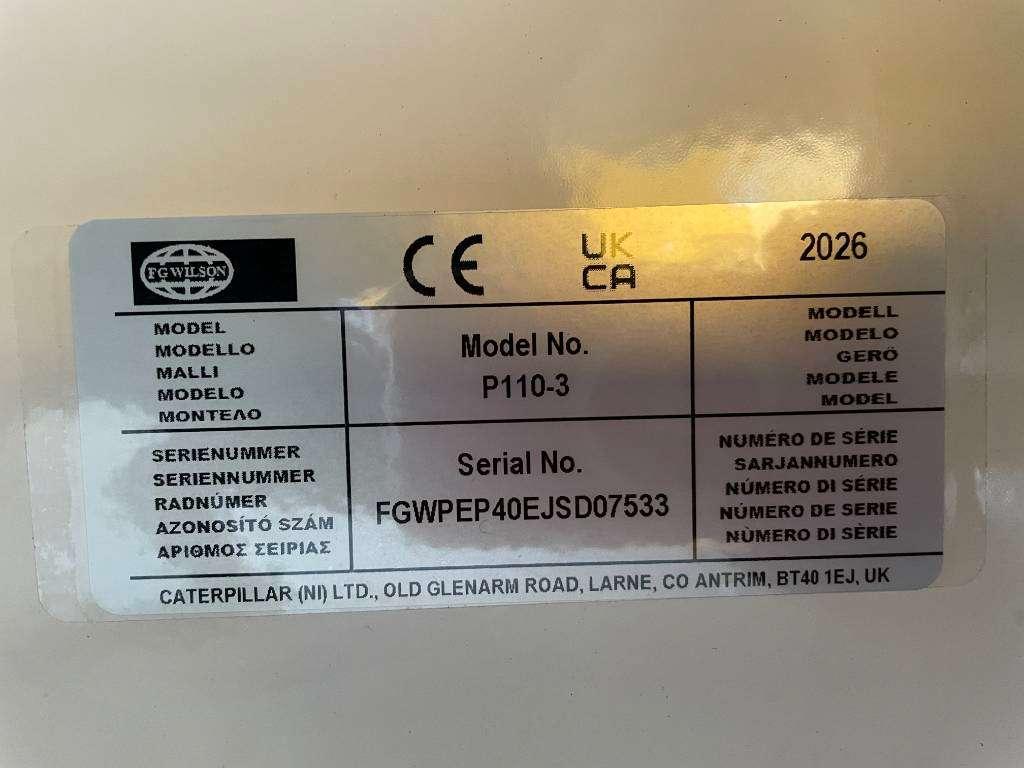 FG Wilson P110-3 - 110 kVA Open Genset - DPX-16008-O Photo 21