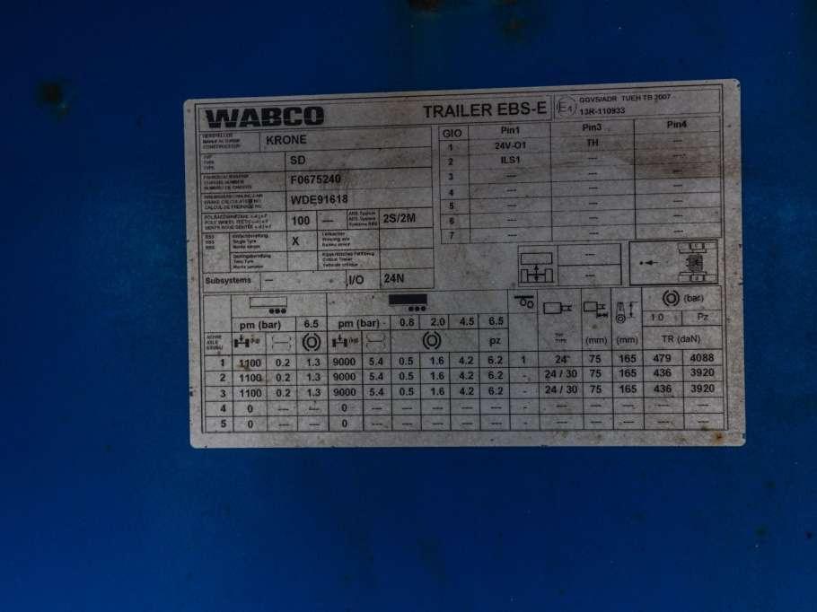 Krone SD P27-ALU BORDEN/RIDEAUX/LADEBOARD Photo 16