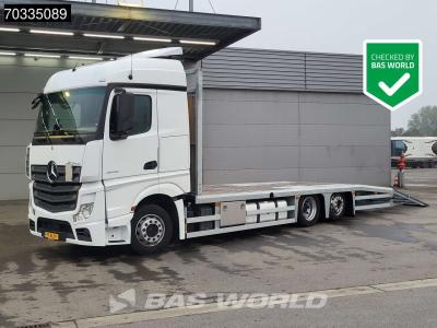 Mercedes-Benz Actros 2642 6X2 Machine transporter Hydraulic ramps Automatic Euro 6 sold by BAS World B.V.