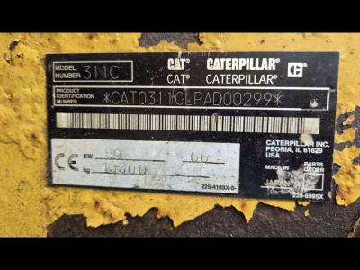 Caterpillar 311C sold by Omeco Spa