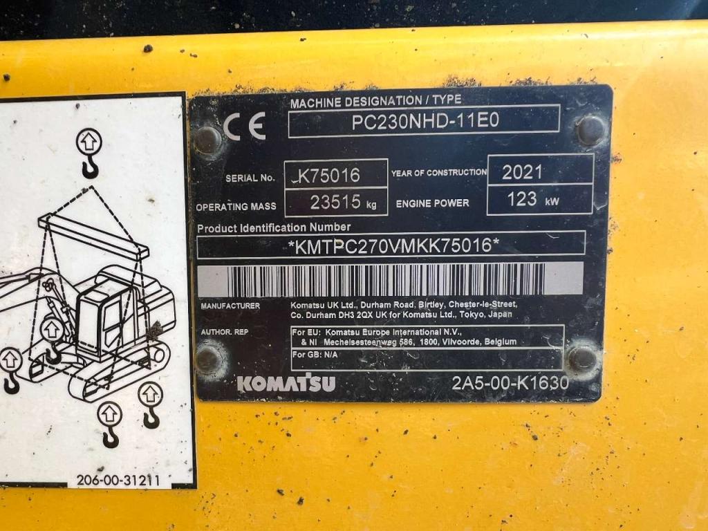 Komatsu PC230NHD-11E0 Photo 2