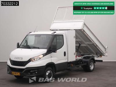 Iveco Daily 35C16 3.0L Kipper met Kist Dubbellucht 3,5t Trekhaak Airco Cruise Euro6 Tipper Benne Kieper A sold by BAS World B.V.