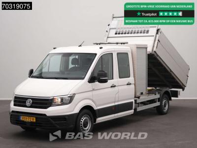 Volkswagen Crafter 140pk Kipper Dubbel Cabine met Kist Trekhaak Airco Cruise Camera Standkachel APK 03-2027 Eu sold by BAS World B.V.
