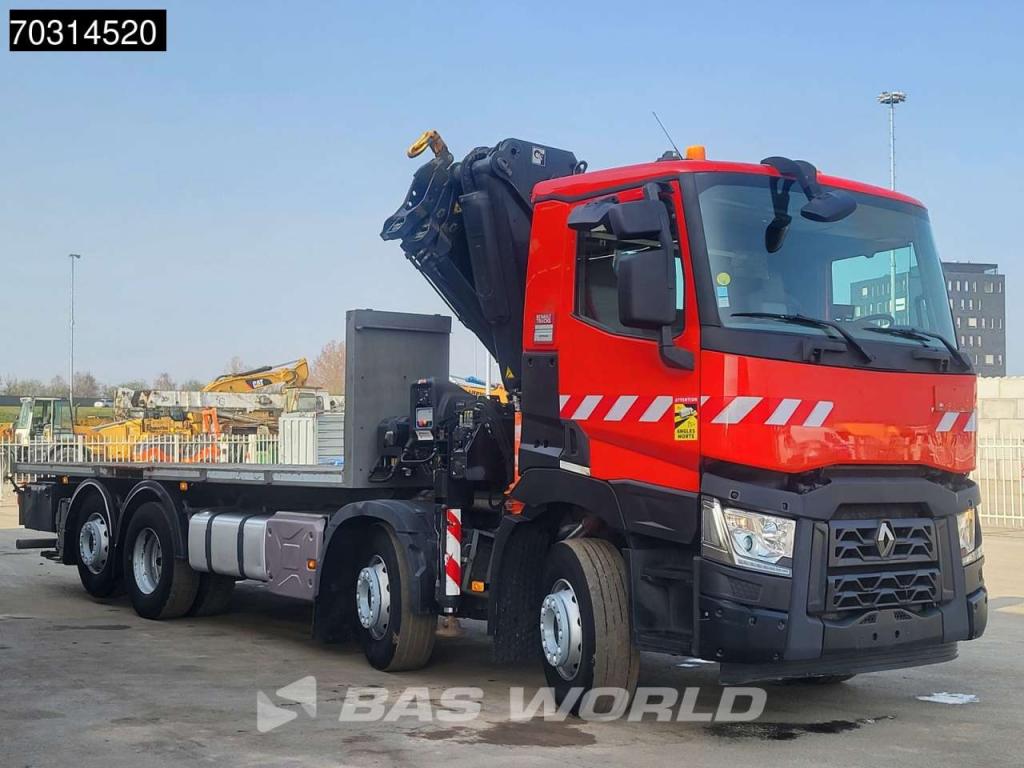 Renault C 460 8X2 HIAB 477EP-2 HIPRO Crane Kran Lift+steering axle Euro 6 Photo 10