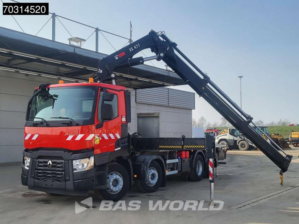 Renault C 460 8X2 HIAB 477EP-2 HIPRO Crane Kran Lift+steering axle Euro 6 Photo 6