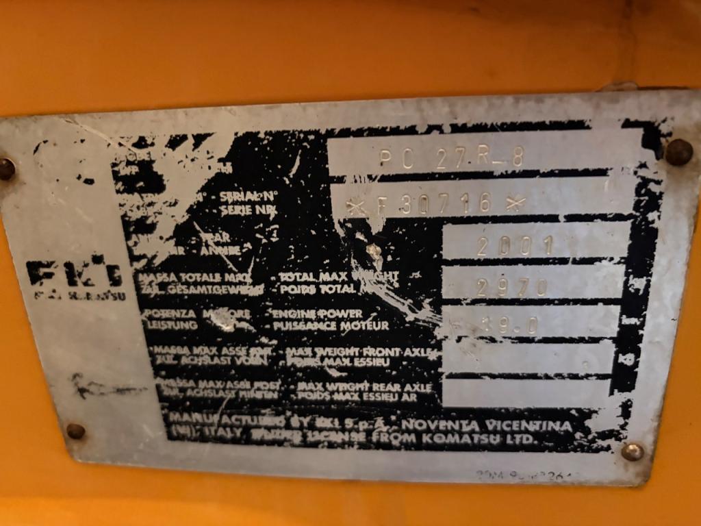 Komatsu Pc 27 r-8 Photo 8