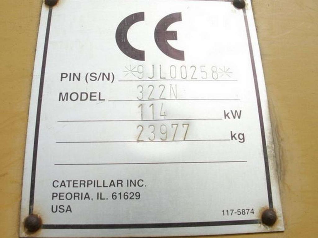 Caterpillar 322NME Photo 3