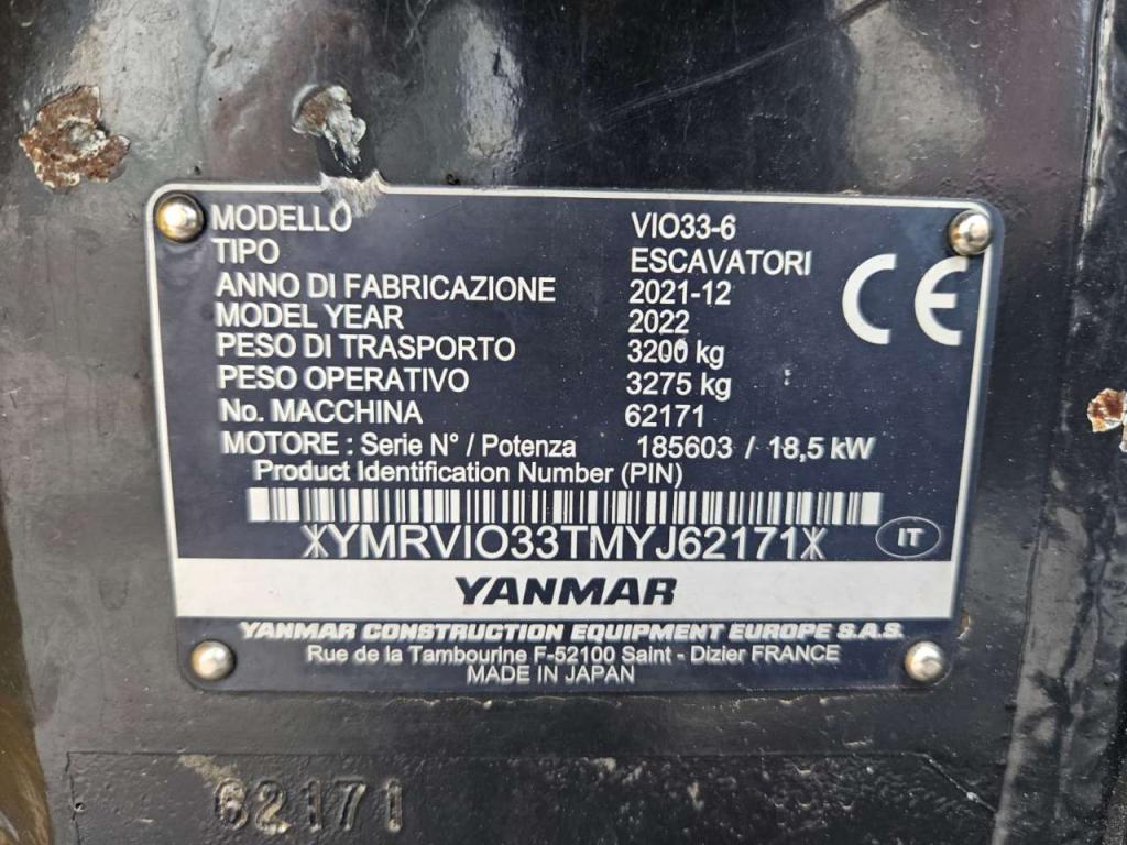 Yanmar VIO33-6 Photo 26
