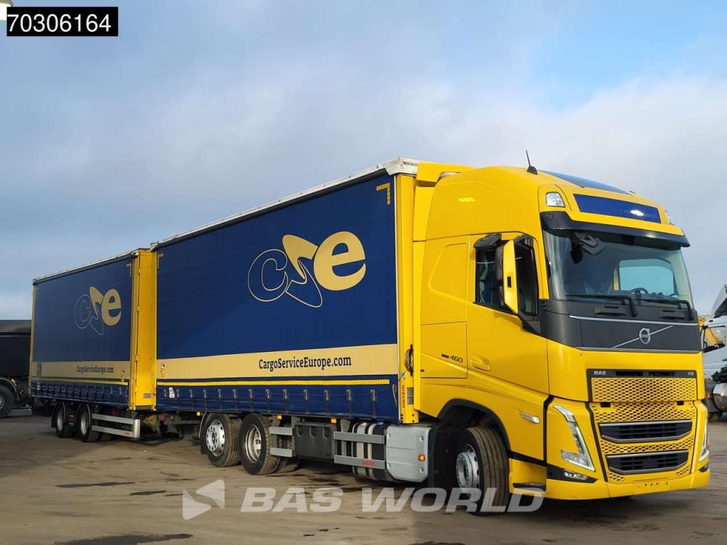 Volvo FH 460 6X2 Curtainsider Combi LNG Engine Sliding roof Lift Axle I-Park cool VEB+ Photo 6