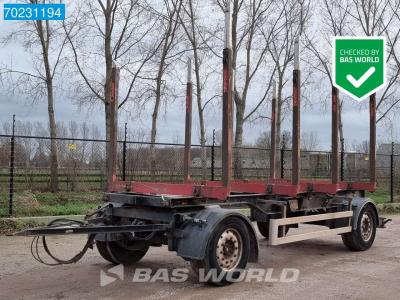 Pavic HTA 18 2 axles Holztransport Wood SAF Photo 1