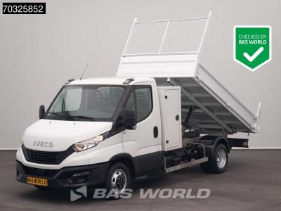 Iveco Daily 35C14 Kipper Kist 3,5t Trekhaak Airco Cruise Euro6 Tipper Benne Kieper A/C Towbar Cruise cont sold by BAS World B.V.