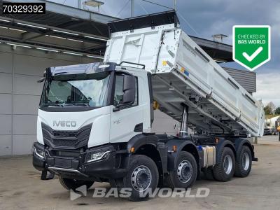 Iveco X-Way 500 8X4 NEW! 14m3 Meiler Trigenius 3-way tipper Steel suspension Big-Axle Euro 6 sold by BAS World B.V.