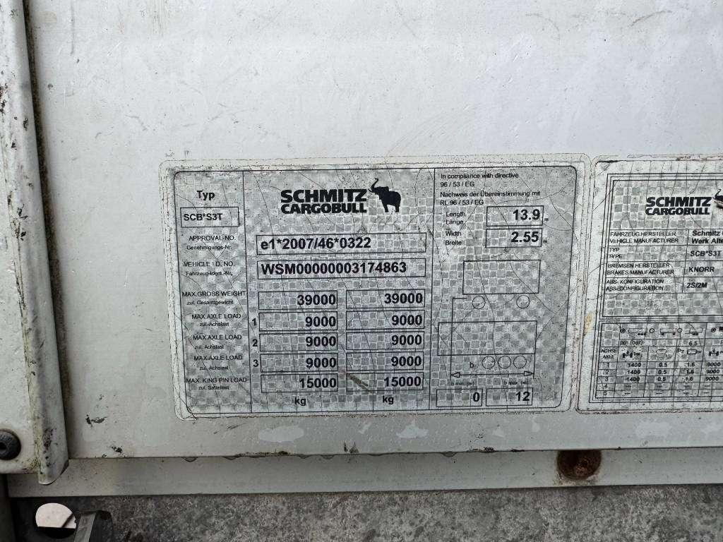 Schmitz Cargobull SCB*S3T Drankentrailer / 3 Axles / Speed Curtain Photo 25