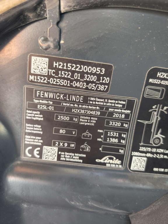 Linde E25L-01 Photo 7