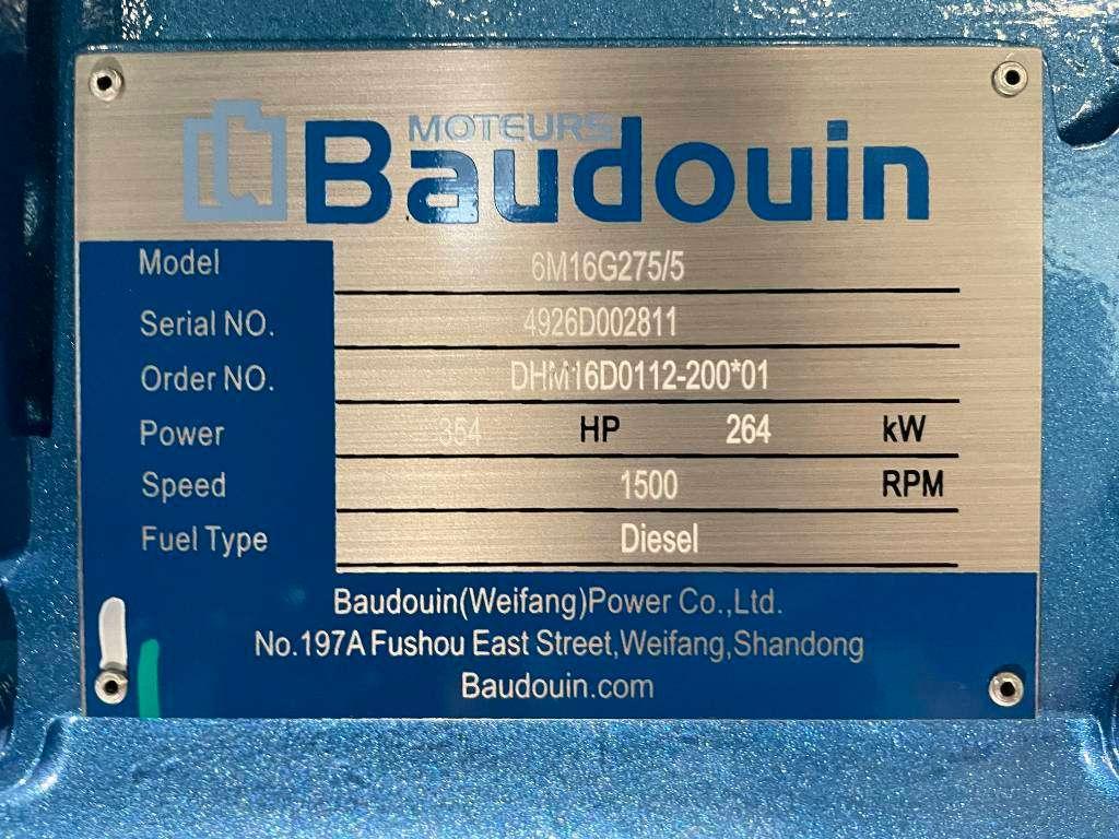 Baudouin 6M16G275/5 - 275 kVA Generator - DPX-19873 Photo 13