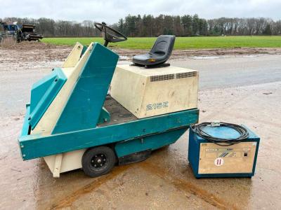 Tennant 215E Sweeper - Good Working Condition sold by Boss Machinery