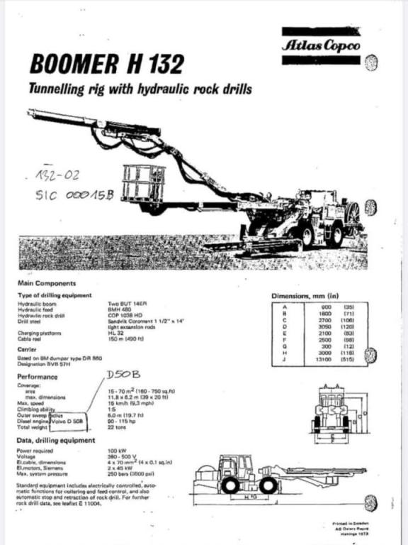 Atlas Copco BOOMER H132 Photo 15