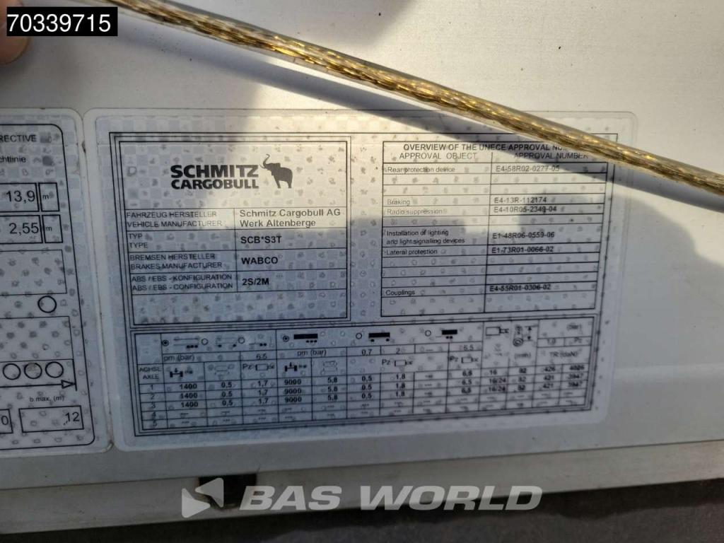Schmitz SCB*S3T 3 axles Sliding Roof Photo 26