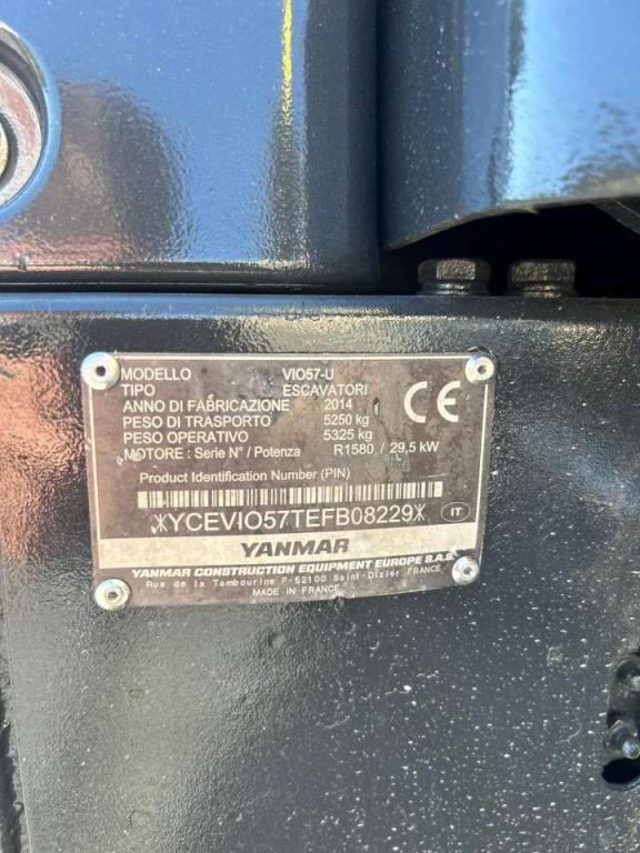 Yanmar VIO57-U Photo 7