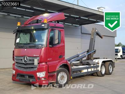 Mercedes-Benz Antos 2542 6X2 Meiller RK 20 70 Lift + Steering axle Automatic Euro 6 sold by BAS World B.V.
