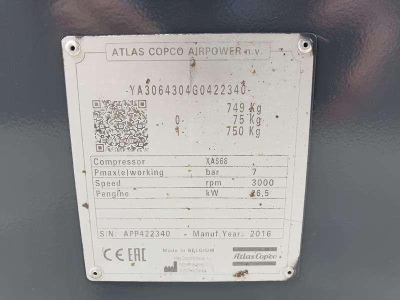 Atlas Copco XAS 68 KD Photo 13