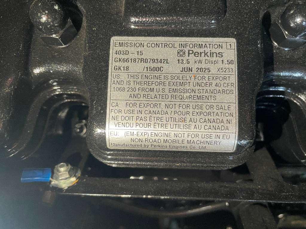 Perkins 403D-15 - 15 kVA Generator - DPX-19800 Photo 22