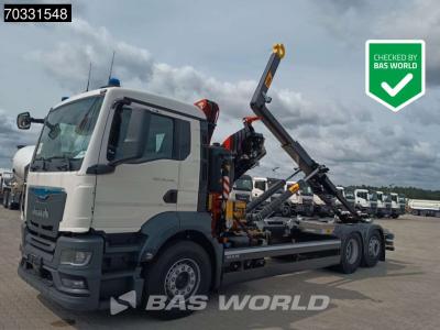 Man TGS 26.440 TGS 6X2 NEW! FASSI F235A.0.25 Crane Kran + HYVA 20-57-S Lift + Steering axle Euro 6 sold by BAS World B.V.