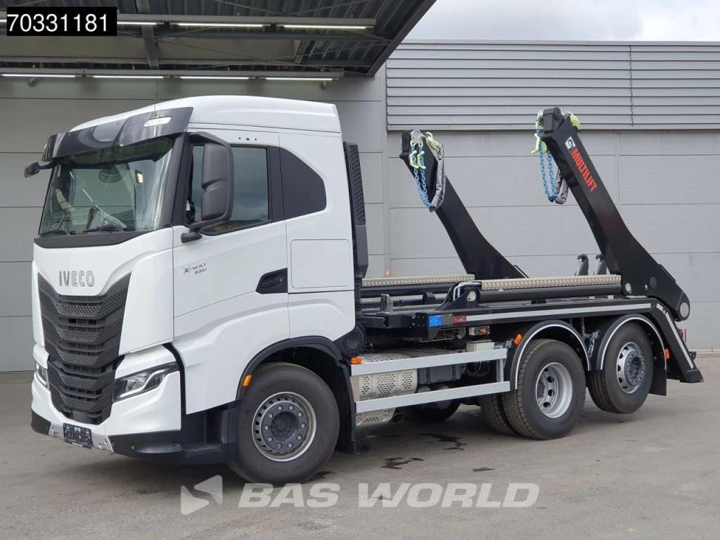 Iveco X-Way 530 6X2 NEW! Hiab FTR18 skiploader Automatic Euro 6 Photo 3