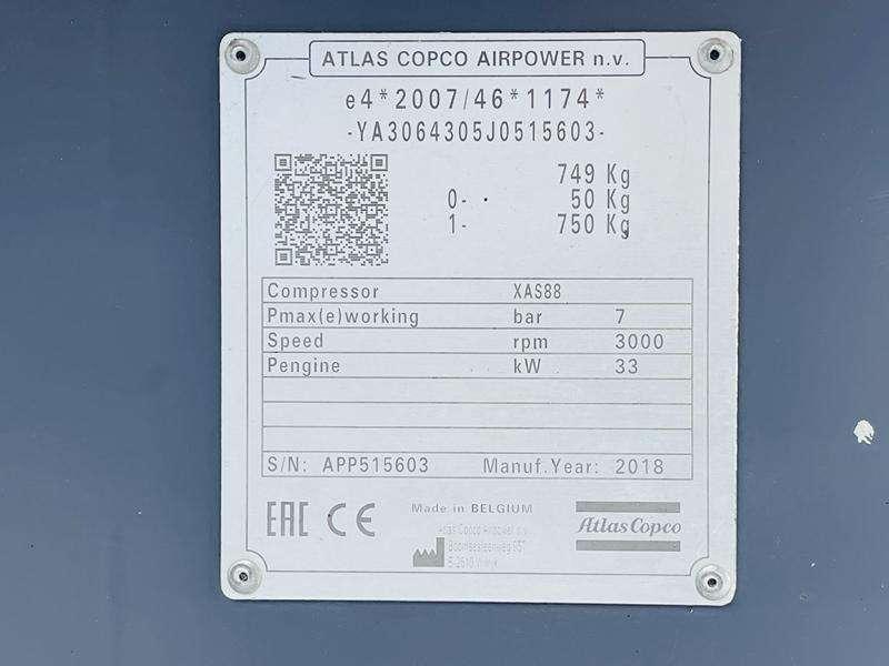 Atlas Copco XAS 88 Photo 7