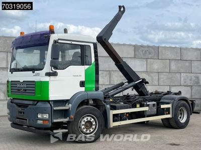 Man TGA 18.310 4X2 14 tons hooklift steelsuspension Manual Euro 2 sold by BAS World B.V.