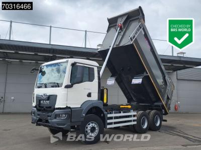 Man TGS 33.480 6X4 NEW! 22m3 tipper Big-Axle Steel suspension Automatic Euro 6 sold by BAS World B.V.