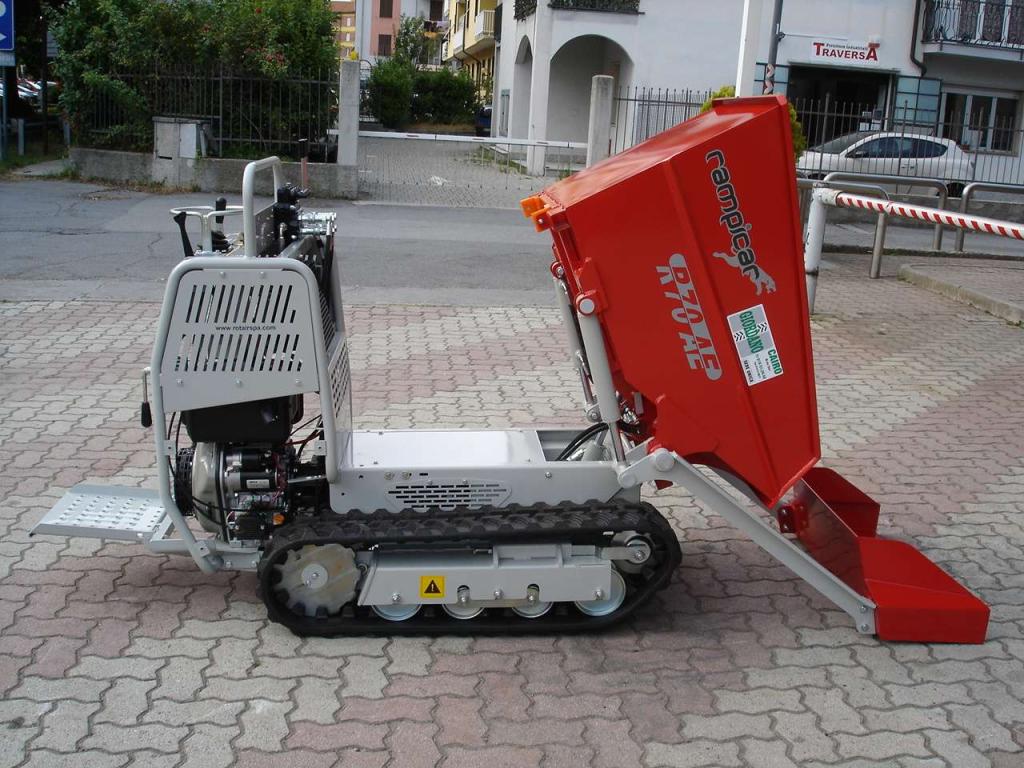 Rotair RAMPICAR R70 AE DUMPER AUTOCARICANTE - MOTORE DIESEL YANMAR Photo 15