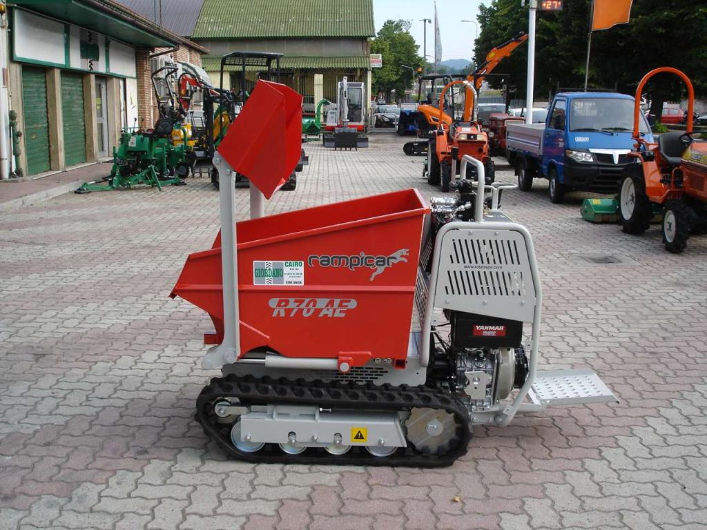 Rotair RAMPICAR R70 AE DUMPER AUTOCARICANTE - MOTORE DIESEL YANMAR Photo 18