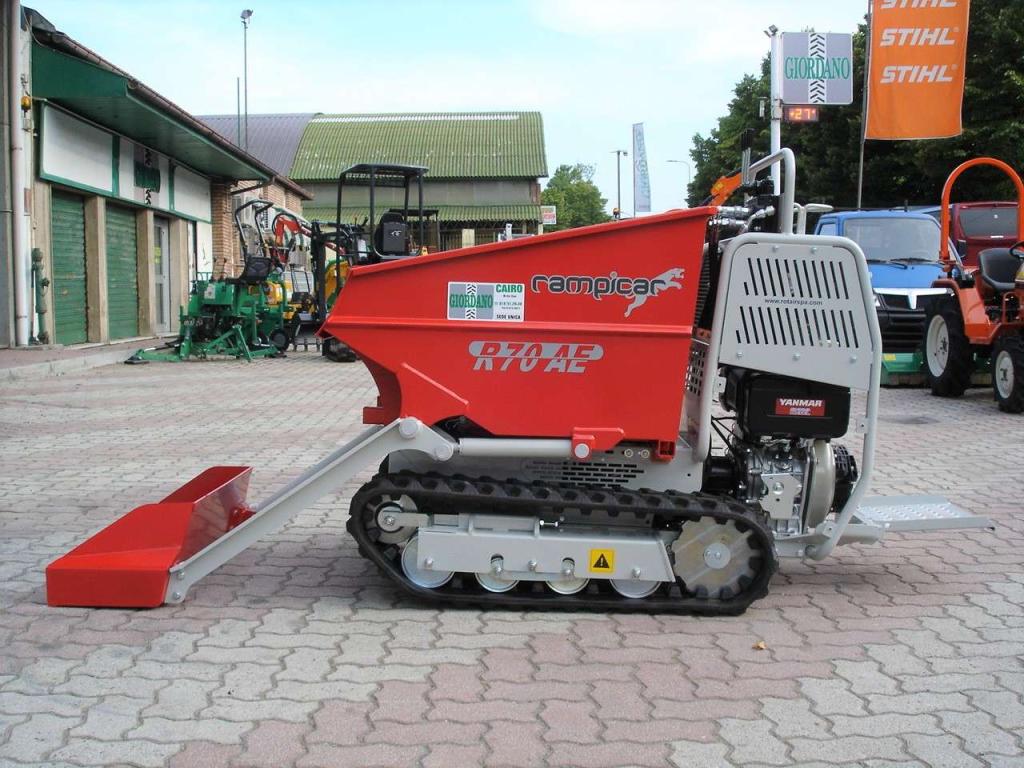 Rotair RAMPICAR R70 AE DUMPER AUTOCARICANTE - MOTORE DIESEL YANMAR Photo 20