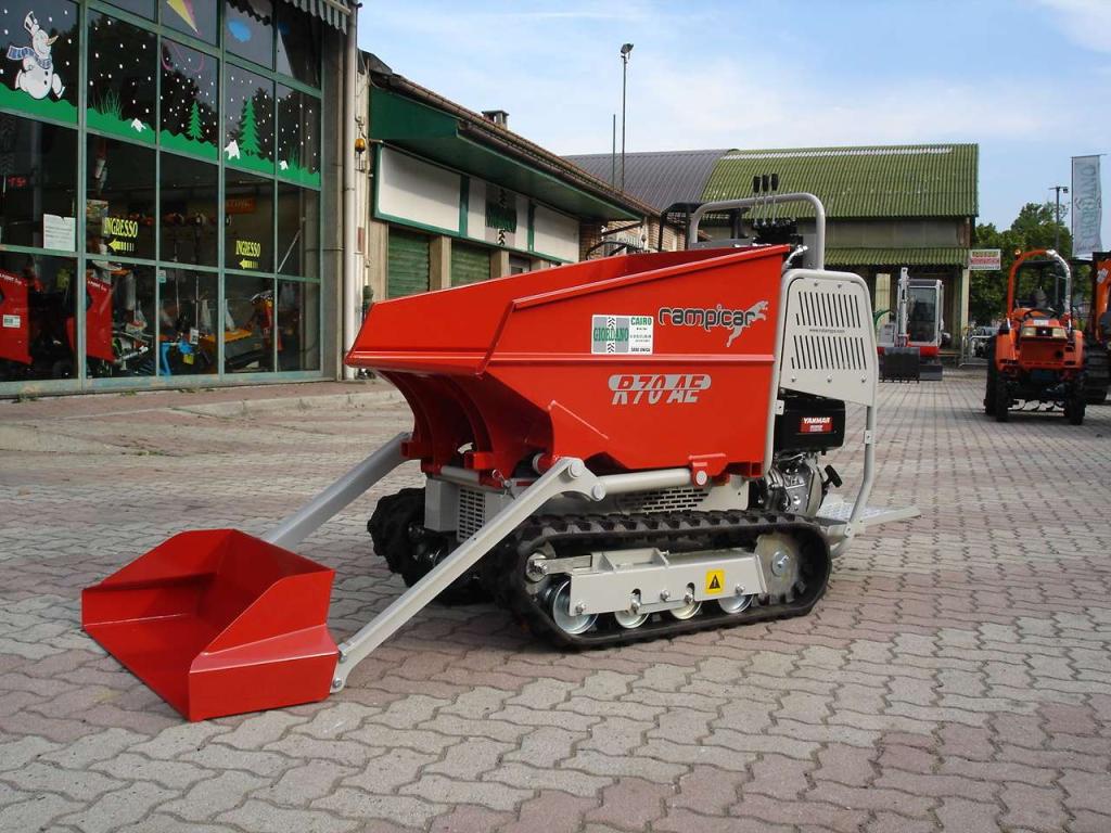 Rotair RAMPICAR R70 AE DUMPER AUTOCARICANTE - MOTORE DIESEL YANMAR Photo 3