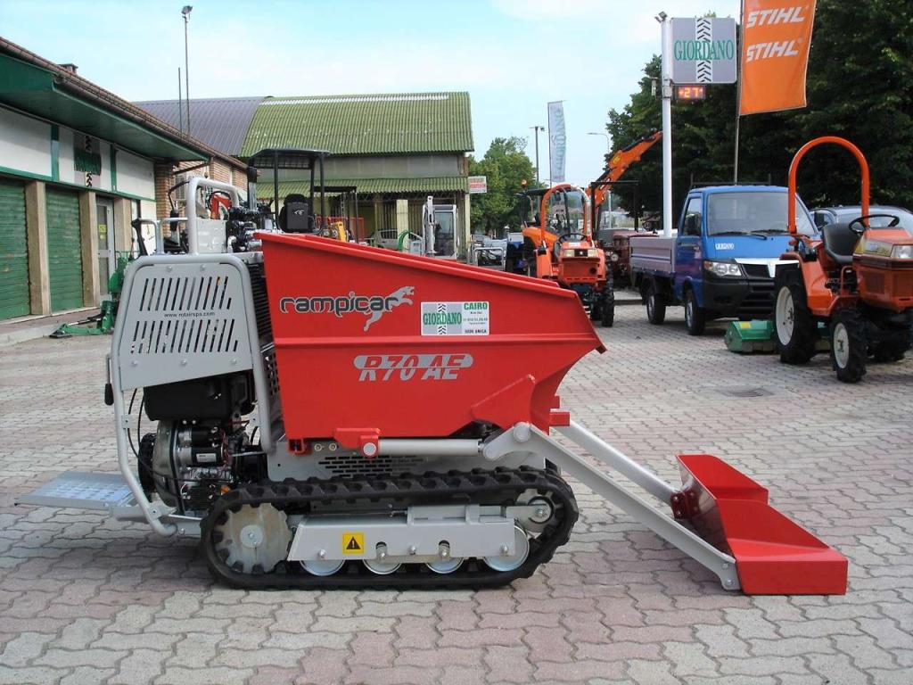 Rotair RAMPICAR R70 AE DUMPER AUTOCARICANTE - MOTORE DIESEL YANMAR Photo 6