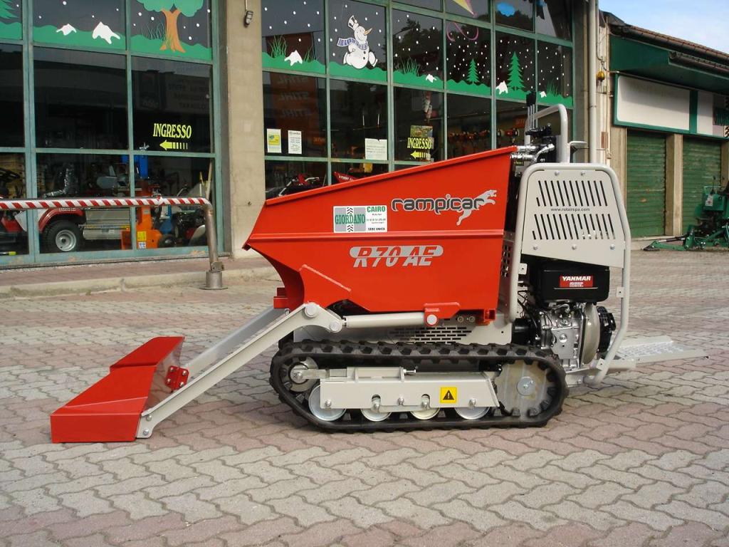 Rotair RAMPICAR R70 AE DUMPER AUTOCARICANTE - MOTORE DIESEL YANMAR Photo 7