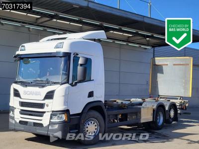 Scania P500 P 6X2 Full Air Zepro 2500kg Ladebordwand Lift-Lenk Asche Retarder Automatic sold by BAS World B.V.