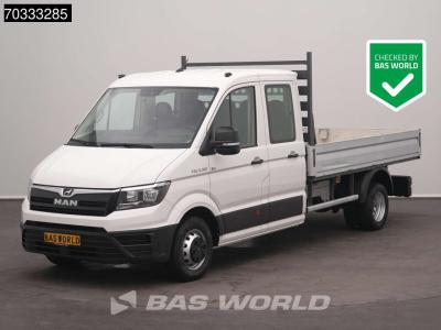Man TGE 5.180 Automaat 180PK Dubbel Cabine Open Laadbak Dubbellucht Trekhaak Airco Cruise Euro6 Pritsch sold by BAS World B.V.
